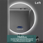 Espejo de Tocador LED Inteligente con Bluetooth y Tecnología Antivaho