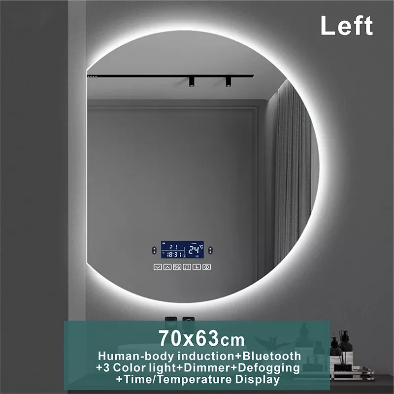 Smart LED Vanity Mirror with Bluetooth & Anti-Fog Technology