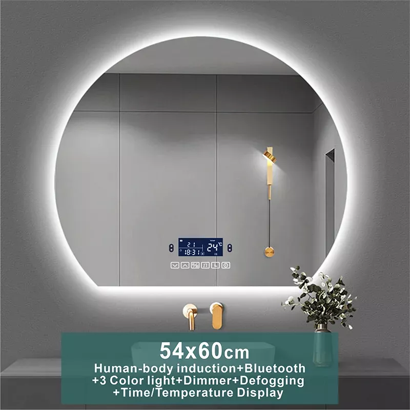 Espejo de Tocador LED Inteligente con Bluetooth y Tecnología Antivaho