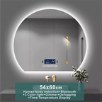 Espejo de Tocador LED Inteligente con Bluetooth y Tecnología Antivaho